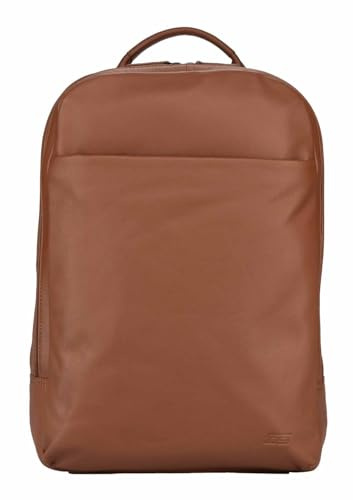 Jost Leder Rucksack Laptoprucksack mit Laptopfach Tromsoe Backpack Cognac hellbraun