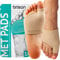 Brison Podiatrist-Designed Metatarsal Pads for Women & Men - Ball of Foot Cushions for Pain Relief Metatarsalgia Morton's Neuroma Calluses 1 Pair (Beige, Medium)