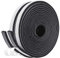 fowong Schaumstoff Selbstklebend Klebeband 12mm(B) x6mm(D) Türdichtung Dichtband Klimaanlage Kollision Siegel Schalldämmung Kompriband Gesamtlänge 8m (2 Rollen je 4m lang) Schwarz