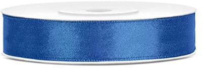 Libetui 25 Meter Satinband Königsblau Breite 12mm Schleifenband Dekoband Königsblau Geschenkband Blaues Band Royal Blue blaue Schleife