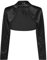 Bolerose Formale Raso a Maniche Lunghe Bolero (Nero, M)