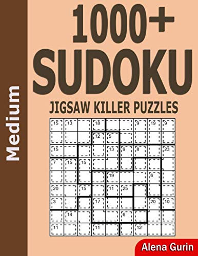 1000+ Sudoku Jigsaw Killer Puzzles Medium: Sudoku Puzzle Book for Adults