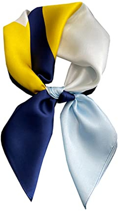 Ecroon Damen Seide Gefühl Schal Halstuch Schal Frauen Seidenschal Seidentuch Scarf Bandana Taschentuch Ansatz Handgelenk