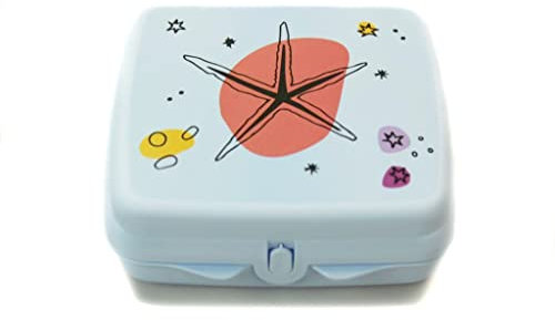 Tupperware to Go Sandwich-Box hellblau Seestern Pausenbox Brotbox Schule