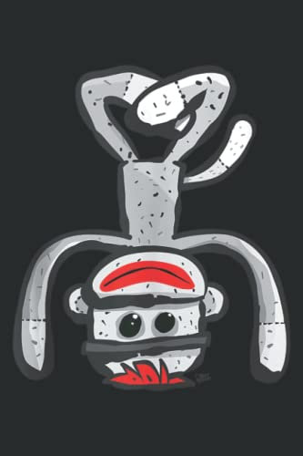 Cute Sock Monkey in Yoga Asana Headstand Pose for Women: Lined Journal & Diary for Writing & Notes for Girls and Women, Memo Diary Subject Notebooks Planner, 6x9
