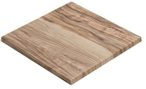 GGMMÖBEL WERZA | Werzalit Tischplatte | Sheesham | B:T 60 x 60 cm | Topalit Gartentischplatte | Perfekt für klappbare Gartentisch, Esstisch | Wasserfest | Restaurant, Cafe, Bar | Indoor und Outdoor