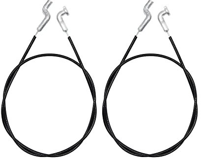 DEHOMKUS 2-PK 946-04397A Geschwindigkeitswahlkabel für MTD Cub Cadet Columbia Craftsman Huskee 746-04397 746-04397A Schneefräse - 2er-Pack 946-04397 Most Class 2 Schneefräse