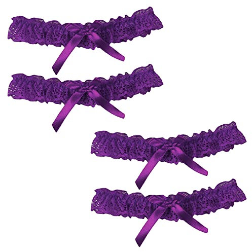 Jarretière de Mariage Élastique Jarretière de Mariée L'accessoire Nuptial, Accessoires de Robes de MariageCadeau de Mariage de la Mariée pour la Fête de Mariage, Taille Unique