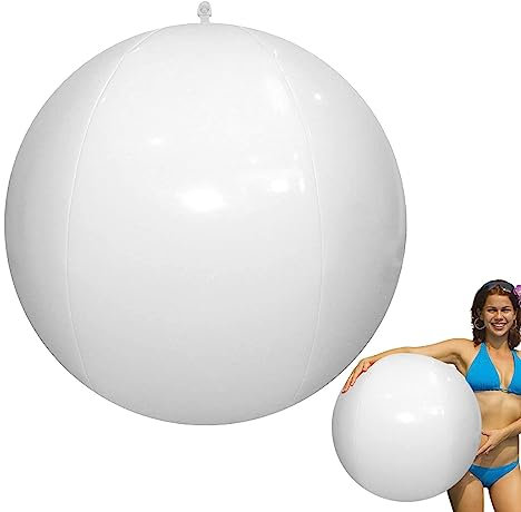 Piscina Giochi da Spiaggia Palline, Palline Luminose a LED per Spiaggia, Giocattoli da Piscina gonfiabili con luci a 16 Colori con luci a LED, Giochi per Feste in Spiaggia in Piscina