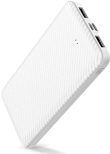 SLuB Power Bank, Portable Charger 12000mAh, Ultra Slim Battery Pack, PD 15W Fast Charge, 3A USB C Output, Mobile Phone Battery Bank Suitable for iPhone, Samsung, Huawei, Tablets, etc