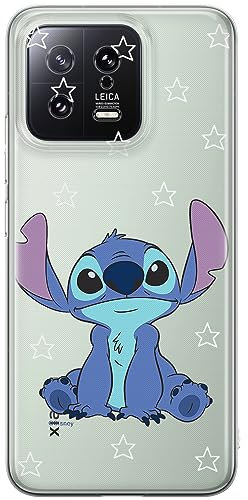 ERT GROUP Handyhülle für Xiaomi 13 Original und offiziell Lizenziertes Disney Muster Stitch 006 optimal an die Form des Handy angepasst, teilweise transparent
