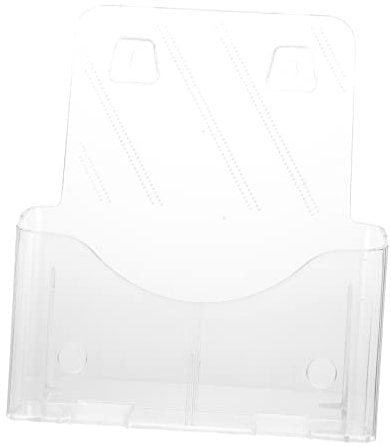 DECHOUS Buchständer Broschüre Durchsichtiger Papier-organizer Klar Fall Zeitschriftenregal Taschenaktenhalter Prospekthalter A4 Buchhalter Aus Acryl Lagerregal Büro Schreibtisch Plastik