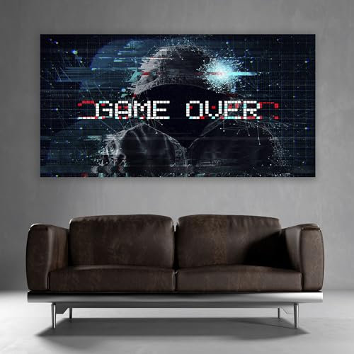 timalo® Gamer Poster gaming zone Wanddeko gamer Bild für die Wand Wandbild Jugendzimmer coole Poster gaming zimmer Bilder für Teenager | Gamerzone | gamer-fba-1-B160xH61cm