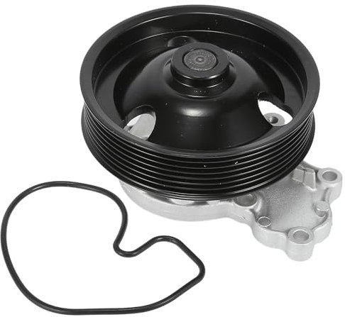 Hihaha No.1920059B003 Bomba De Agua Con Anillo De Goma Para Honda Accord City Cr-V Bomba De Agua Del Motor Delantero Duradero Metal 1 Set Negro.
