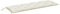 vidaXL Bankauflage, Polsterauflage Auflage für Gartenbank, Bankkissen Bankpolster, Polster Sitzkissen für Sitzbank, Melange Creme 150x50x7cm Stoff