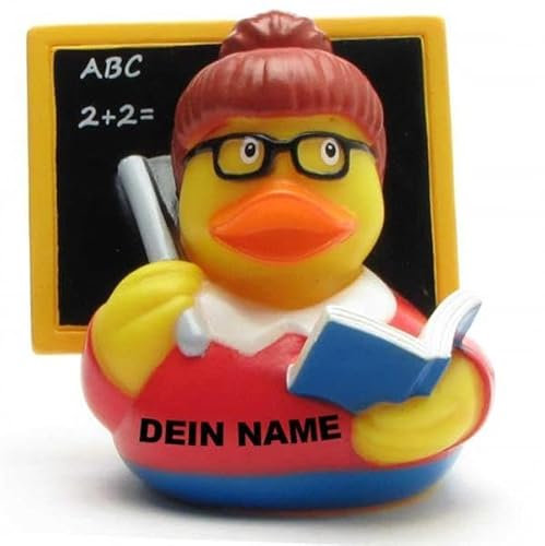 DUCKSHOP Badeenten - personalisierbar (Lehrerin Ente)