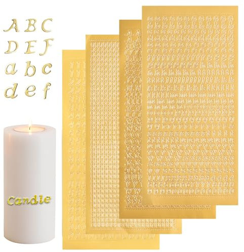 4 buchstaben aufkleber, kerzenwachs zeichen, scrapbook brief kerze aufkleber, hochzeitsdekoration aufkleber, fotoalbum klebrige nummer brief kerze aufkleber