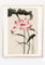 Din A4 Kunstdruck ohne Rahmen - Lotus Seerose mit Libelle - Asien China Japan Tusche Aquarell - Druck Poster Bild