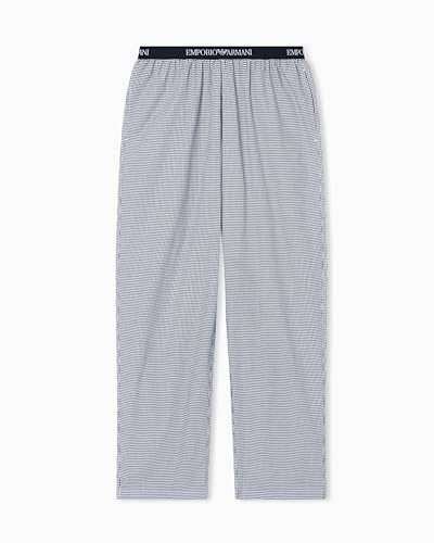 Emporio Armani Herren Yarn Dyed Woven Pants Pyjamaunterteil (1er Pack)