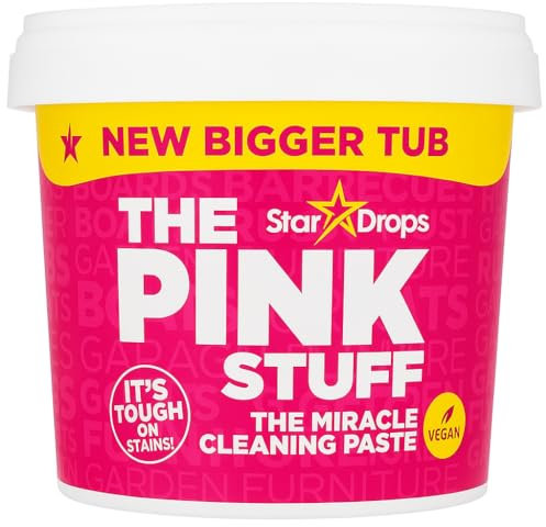 Pink Stuff Miracle Cleaning Paste 850g All Purpose Powerful Multi Surface Stain Remover for Bathroom, Kitchen, Tiles, Glass, Cookers, Sinks, Grease, Limescale, Grime, Tough Dirt