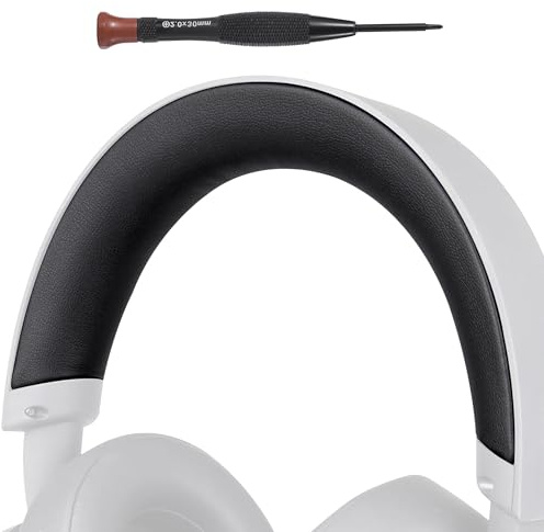 Lukvcoe Replacement Headband Pad Kit for Microsoft Xbox Wired/Wireless Stereo Headphones, Easy DIY Installation, Black