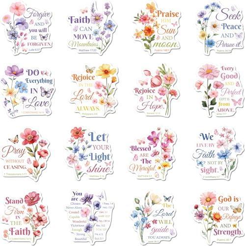 16 Pcs Bible Verse Fridge Magnets | Inspirational quote designs, For refrigerators, lockers, kitchens, classrooms or offices