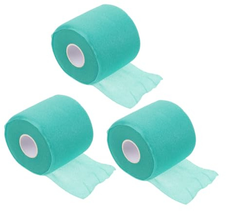 Warmhm 3 Stück Elastisches Sport Tape Schaumstoff Pre Wrap Unterlage Atmungsaktiv Weich für Handgelenk Knöchel Fußball Basketball Volleyball Training Schutz und Komfort