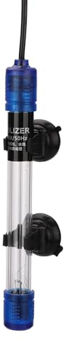 CHICIRIS Aquarium-Sterilisator-Licht, UV-Lampe mit Starker Wirkung für Aquarien, Aquarien, Teiche mit Premium-Quarzröhre und Starken Saugnäpfen (UV-11 11W)