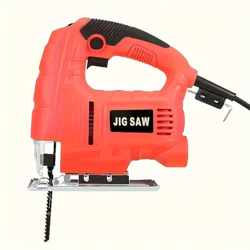 Jig Saw, 3,000 Blade Speed, 45 Degree Beveled Cuts, Orbital Blade, 6 Curve Settings, Corded