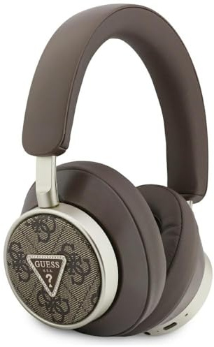 CG MOBILE Guess 4G Triangle Logo Bluetooth ENC Over-Ear-Kopfhörer (Braun)