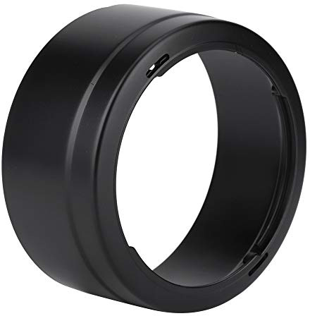 Tomantery EF 50 Mm F1.2L USM Hochwertiger, Tragbarer Kamera-Gegenlichtblende aus Schwarzem Kunststoff für Verbesserten Bildkontrast und Schutz bei Nachtaufnahmen, Hergestellt aus Lichtbeständigem