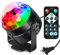 Luditek Lumières de fête activées par le son avec télécommande, éclairage Dj RBG, boule discothèque, lampe stroboscopique, 7 modes d'éclairage pour la maison, la chambre, les fêtes dansantes, les