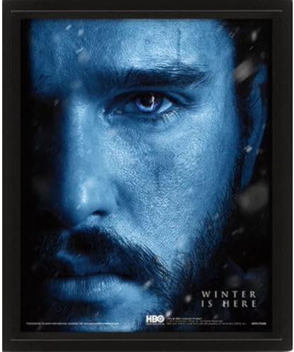 Game of Thrones Pyramid International Spiel Der Throne 'Jon Snow Vs Ritter König' 3D-Lentikular Poster, 10 x 8 Zoll