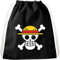 Logo Luffy Pirat Rucksack Tasche Turnbeutel Sport Jute Beutel Piratenbande