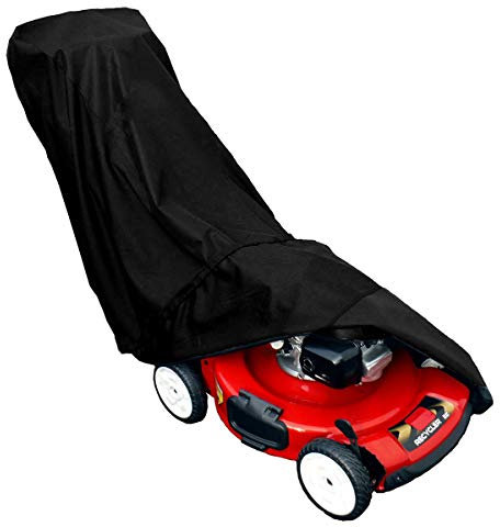 C-FUNN Universal Waterproof Lawn Mower Lawnmower Cover Walk Behind Storage Rain Dust Protector