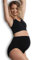 Carriwell Femmes Culottes De Maternité, Culotte De Soutien pour Les Femmes Enceintes, Culottes De Maternité sans Couture Faits en Microfibre Respirant,Noir,M
