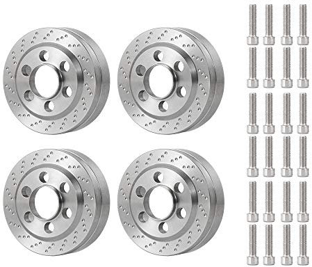 AXspeed Heavy Duty Radgewichte, 4 Stück Gegengewicht für 1/10 RC 1,9 Beadlock Felgen
