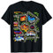 Auto Spielteppich Rennstrecke Straßenkarte Teppich Design Illustration T-Shirt