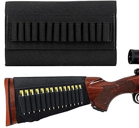 DONGKER Cartuccera,14 Giri Cartucciera Munizioni Elastico per Fucile per Caccia Tattica