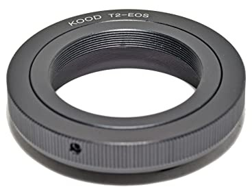 Kood T2-EOS Lens Mount Adapter T/T2 Ring for Canon EOS EF EF-S Lens mount camera for Canon EOS-1D X Mark III 6D Mark II EOS 850D 800D 760D 750D 700D EOS 1300D 1200D 90D 80D 77D EOS 5s 7D camera