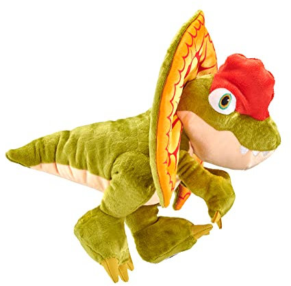 Schmidt Spiele Rex 42774 Dinosaurier Dilophosaurus, 26 cm, bunt, one Size