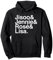 Jisoo, Jennie, Rosé und Lisa Pullover Hoodie