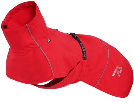 Rukka Pets HAYTON ECO Regenmantel für Hunde Klassisch Rot 40
