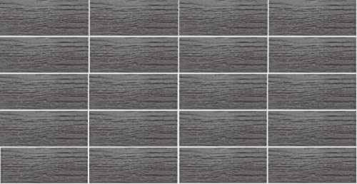 Garden Gear Rubber Railway Road Stepping Grey Stone effect Steps Eco Friendly Recycled Tyre Rubber Sleepers (20)
