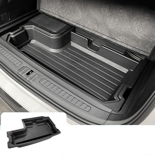 AIYING Caja Almacenamiento Maletero Trasero de Coche, Organizador Almacenamiento Bandeja de Equipaje, Accesorios Modificación Interior, para Smart #1,A