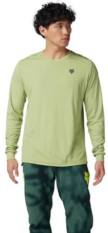 Fox Racing Men's Ranger Long Sleeve Jersey Shirt, Pale Green Wayfaring, Medium
