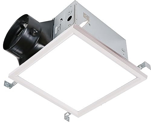 KAZE APPLIANCE SEP120L11H | 120 CFM | Humidity Sensor | Adjustable LED 4000K Edge Bed | Energy Star | Ultra Quiet Extractor Fan for Bathroom
