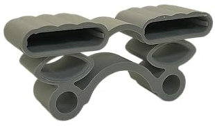 Generisch 10er Set Kappen zur Befestigung von Leisten im Lattenrost (115_40x32x8,5 (Duo))