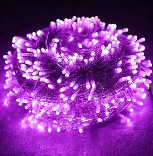 SHANJIA Fairy Lights,30M 300LED 8 Modalità Luci di Natale a LED Luci a Stringa di LED Luci Scintillanti di Fata Luci di Stringa di Albero Luci di Stringa di Fata di Natale Natale Decorati (Viola)