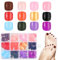 Tyqour 288pcs False Toe Nails, 12 Colors Press On Nails for Toes, Short Square Press On Toes, 10 Nail Adhesive Tabs and 1 Nail Files Press On Toenails for Women Girls Nail Art Diy